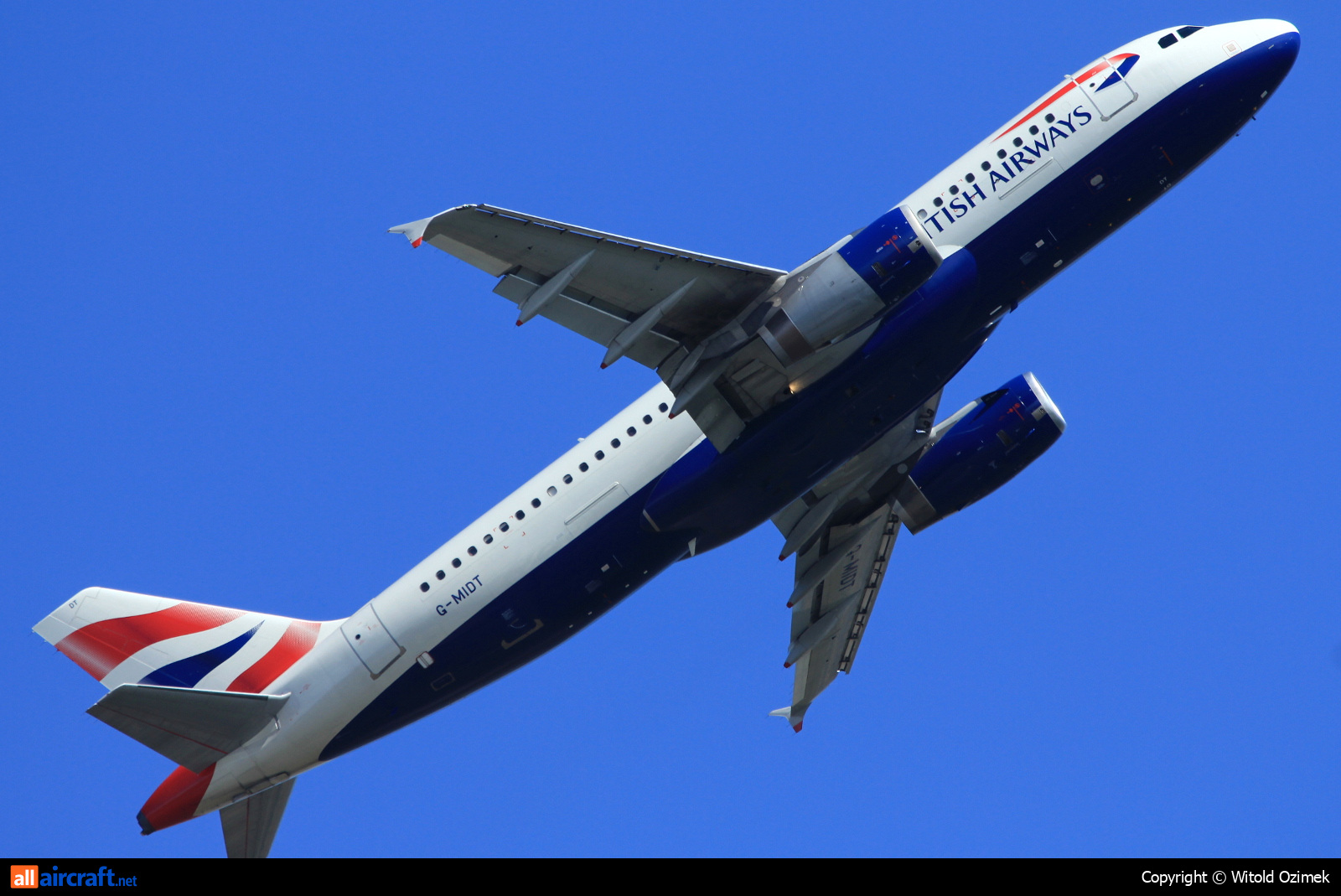 G-MIDT · Airbus A320-232 · (FCO / LIRF)