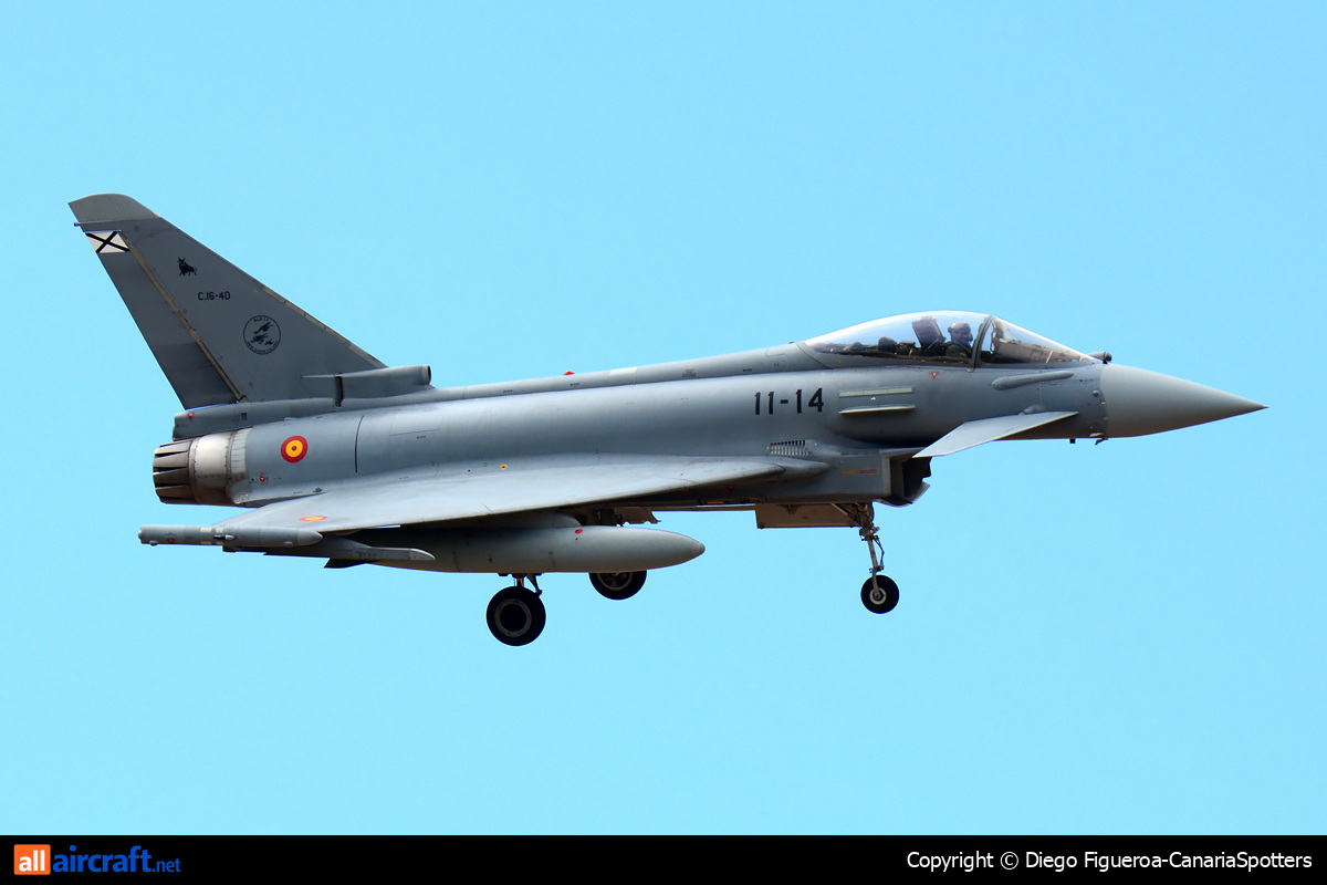 C.16-40 · Eurofighter EF-2000 Typhoon S · (LPA / GCLP)