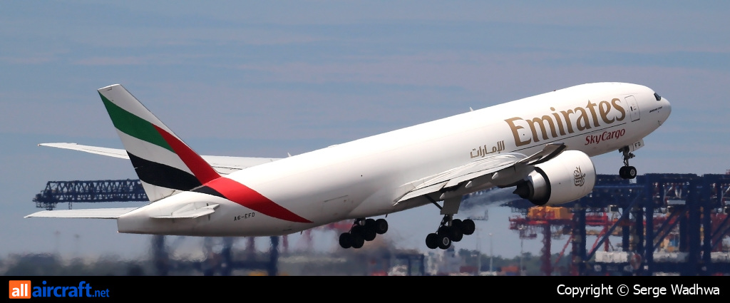 A6-EFD · Boeing 777-F1H · (SYD / YSSY)