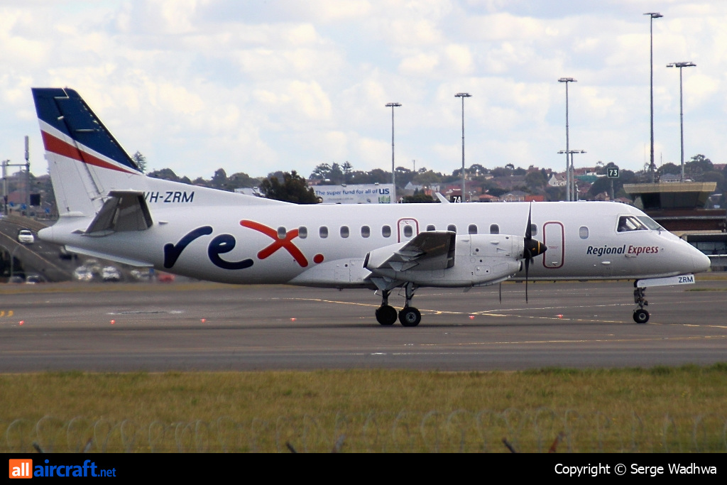VH-ZRM · Saab 340B · (SYD / YSSY)