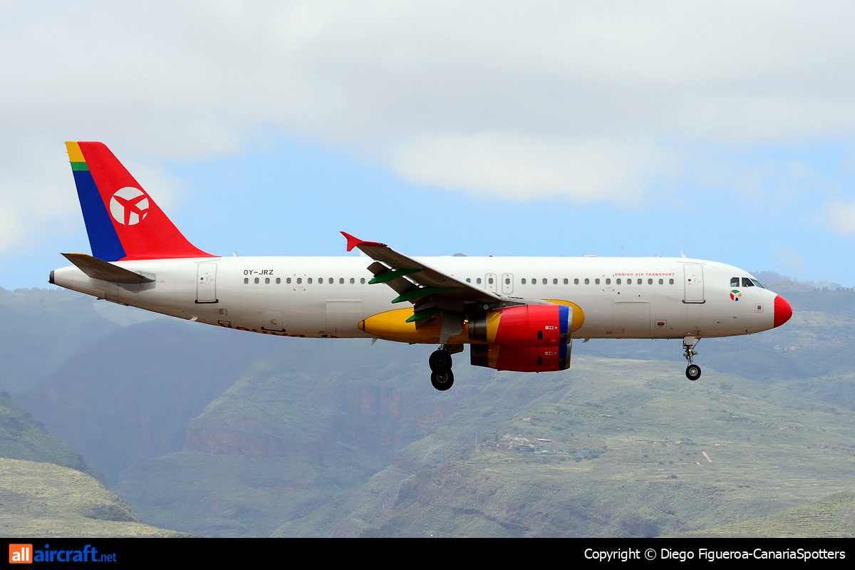 OY-JRZ · Airbus A320-233 · (LPA / GCLP)