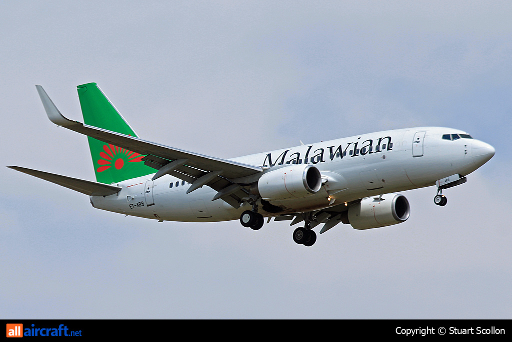 ET-ARB · Boeing 737-7Q8(WL) · (JNB / FAOR)