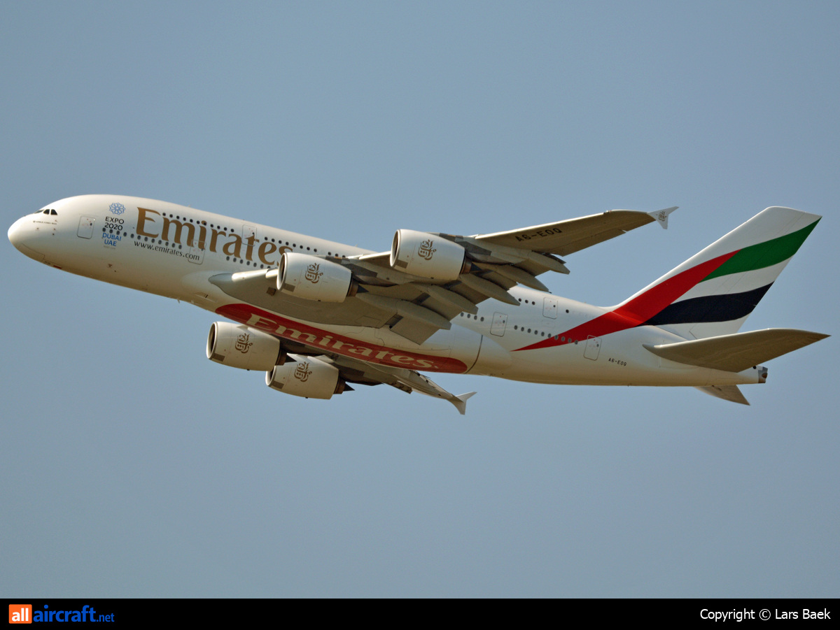 A6-EOQ · Airbus A380-861 · (CPH / EKCH)