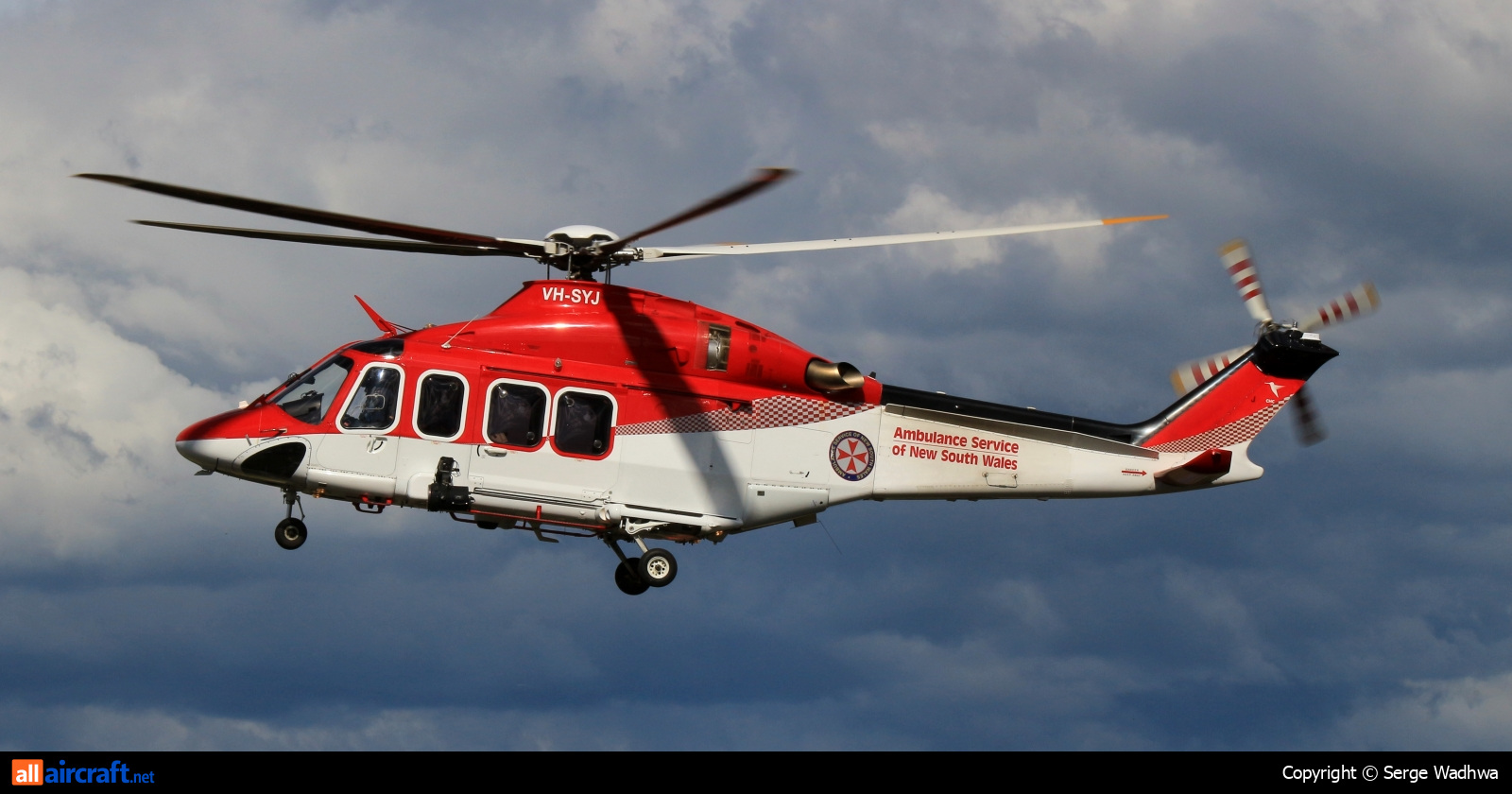VH-SYJ · AgustaWestland AW-139 · (WOL / YWOL)