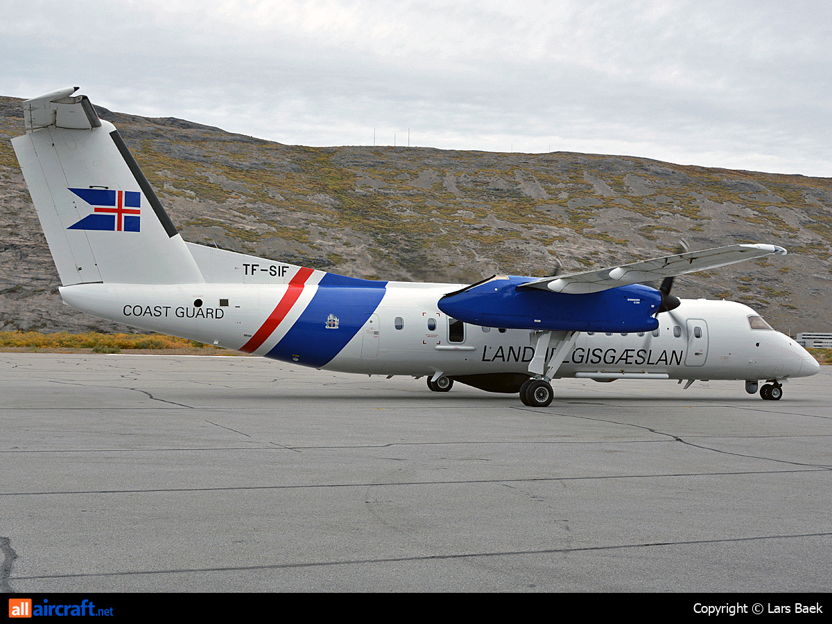 TF-SIF · Bombardier Dash 8-Q314 · (SFJ / BGSF)