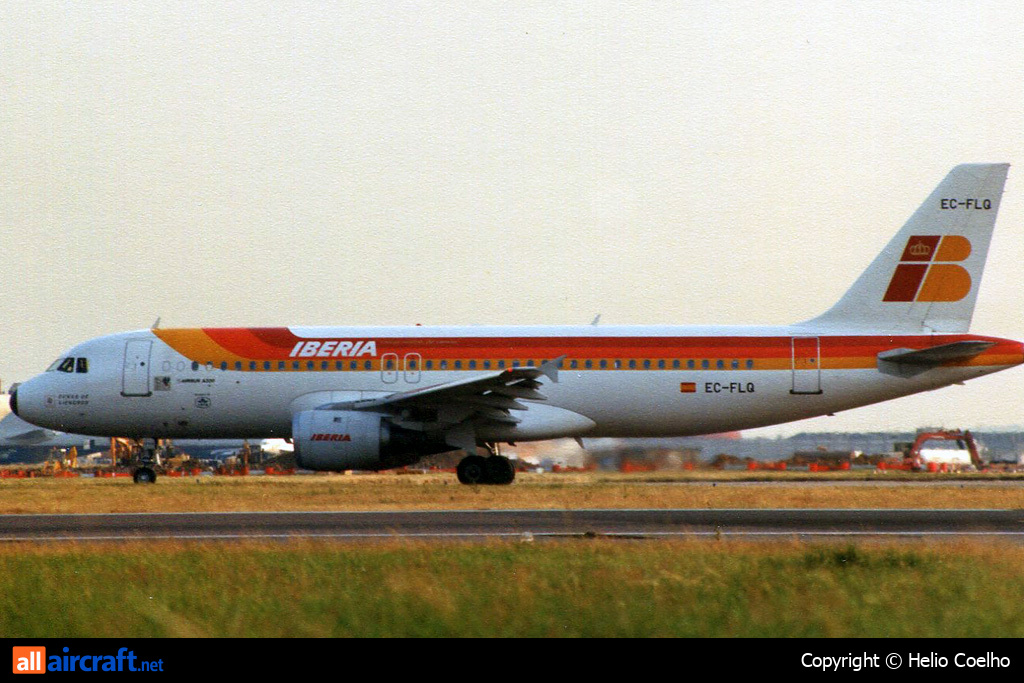 EC-FLQ · Airbus A320-211 · (LHR / EGLL)