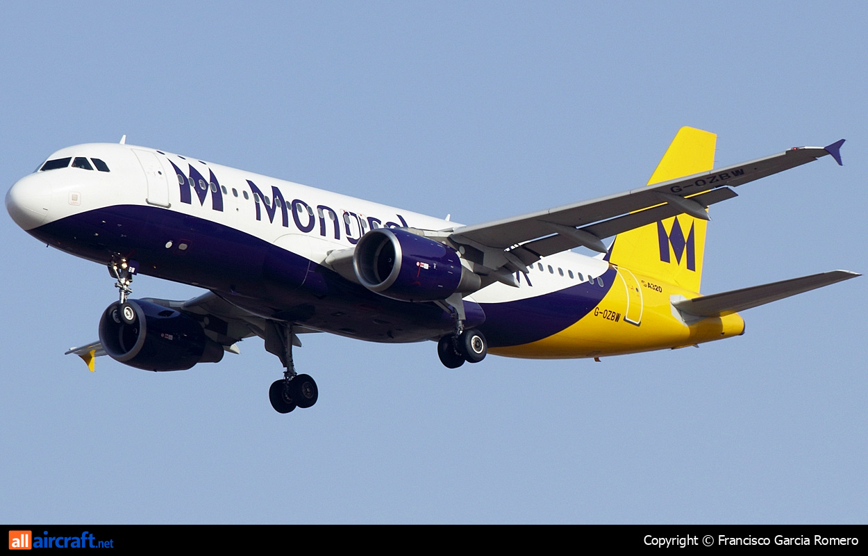 G-OZBW · Airbus A320-214 · (LPA / GCLP)