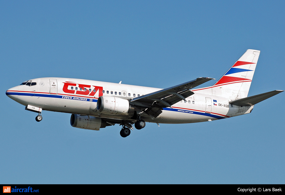 OK-XGB · Boeing 737-55S · (CPH / EKCH)