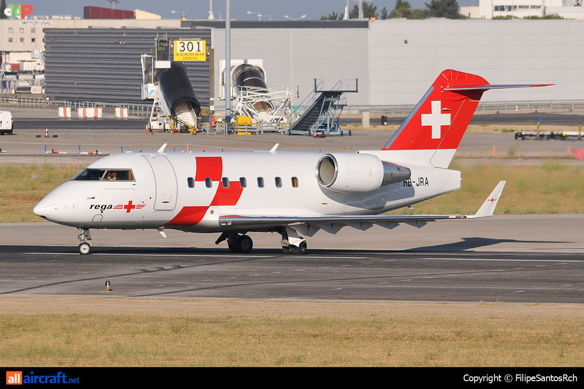 HB-JRA · Bombardier CL-600-2B16 Challenger 604 · (LIS / LPPT)