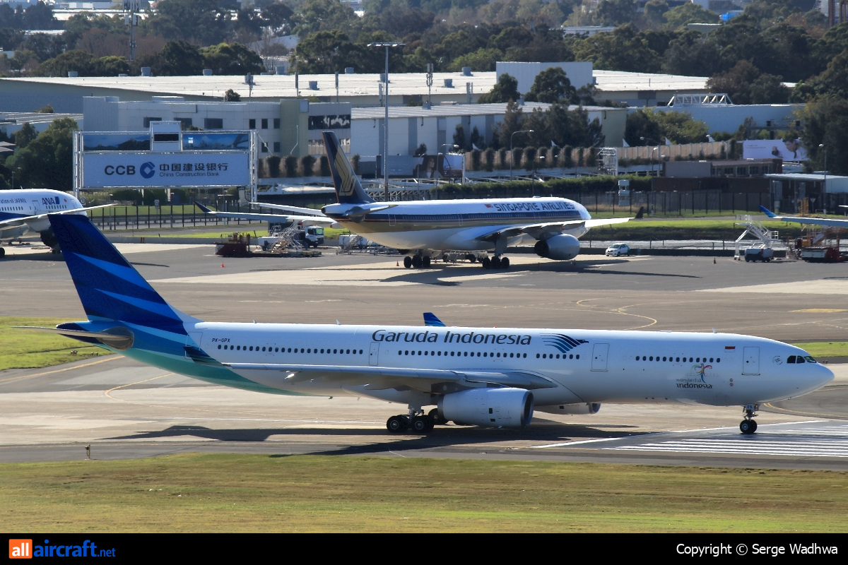 PK-GPX · Airbus A330-343 · (SYD / YSSY)