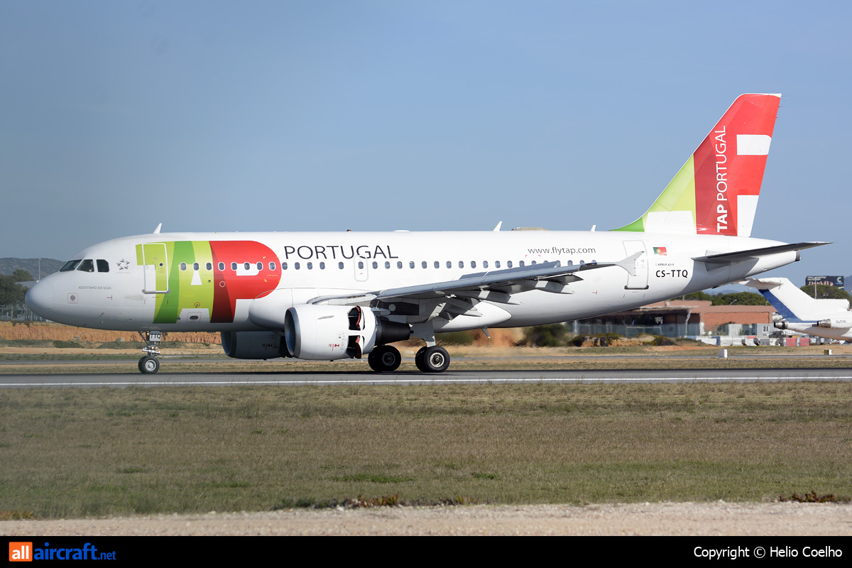CS-TTQ · Airbus A319-112 · (FAO / LPFR)