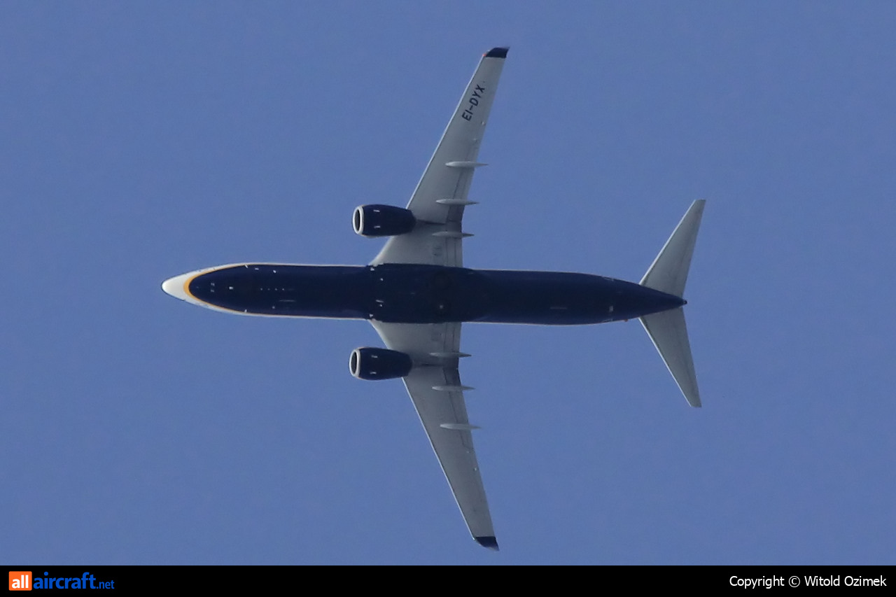 EI-DYX · Boeing 737-8AS(WL) · (CIA / LIRA)