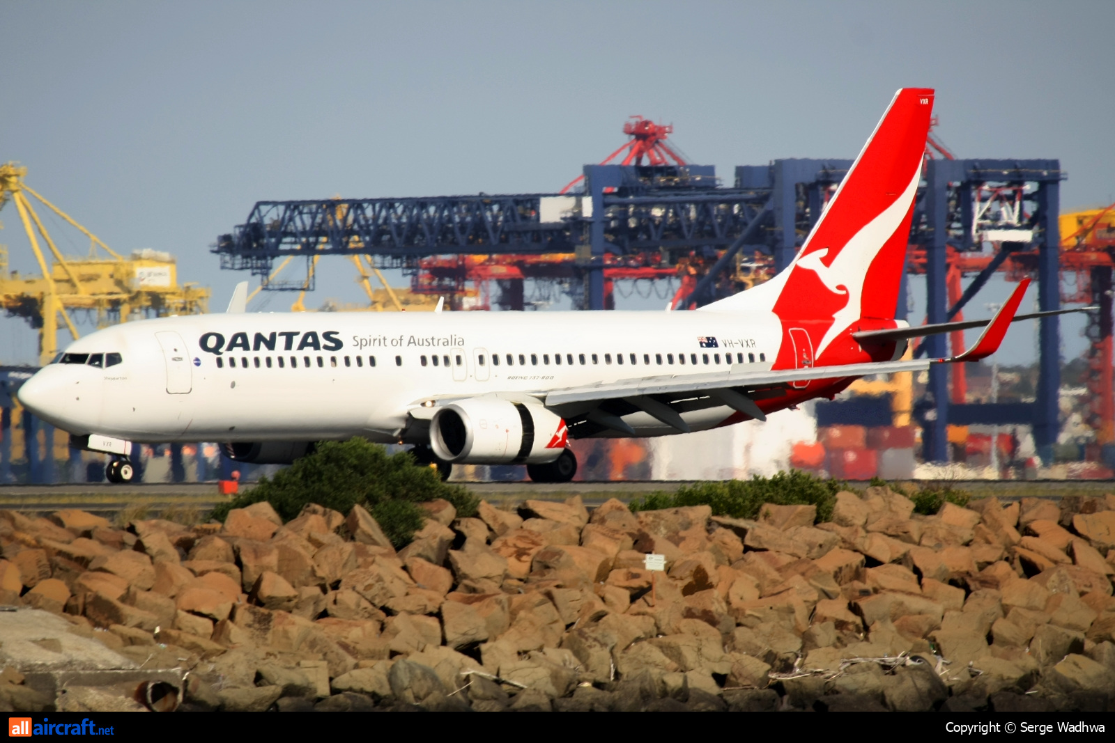 VH-VXR · Boeing 737-838 · (SYD / YSSY)
