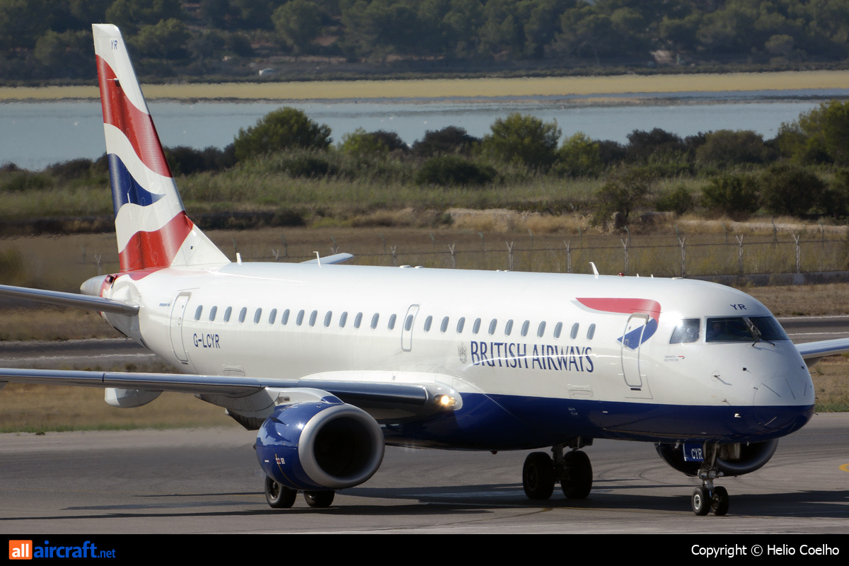 G-LCYR · Embraer 190-100SR · (IBZ / LEIB)