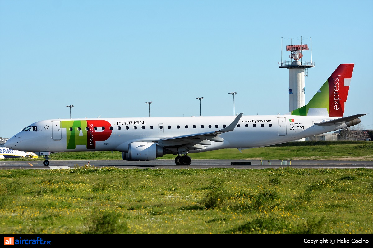 CS-TPO · Embraer 190-100LR · (LIS / LPPT)