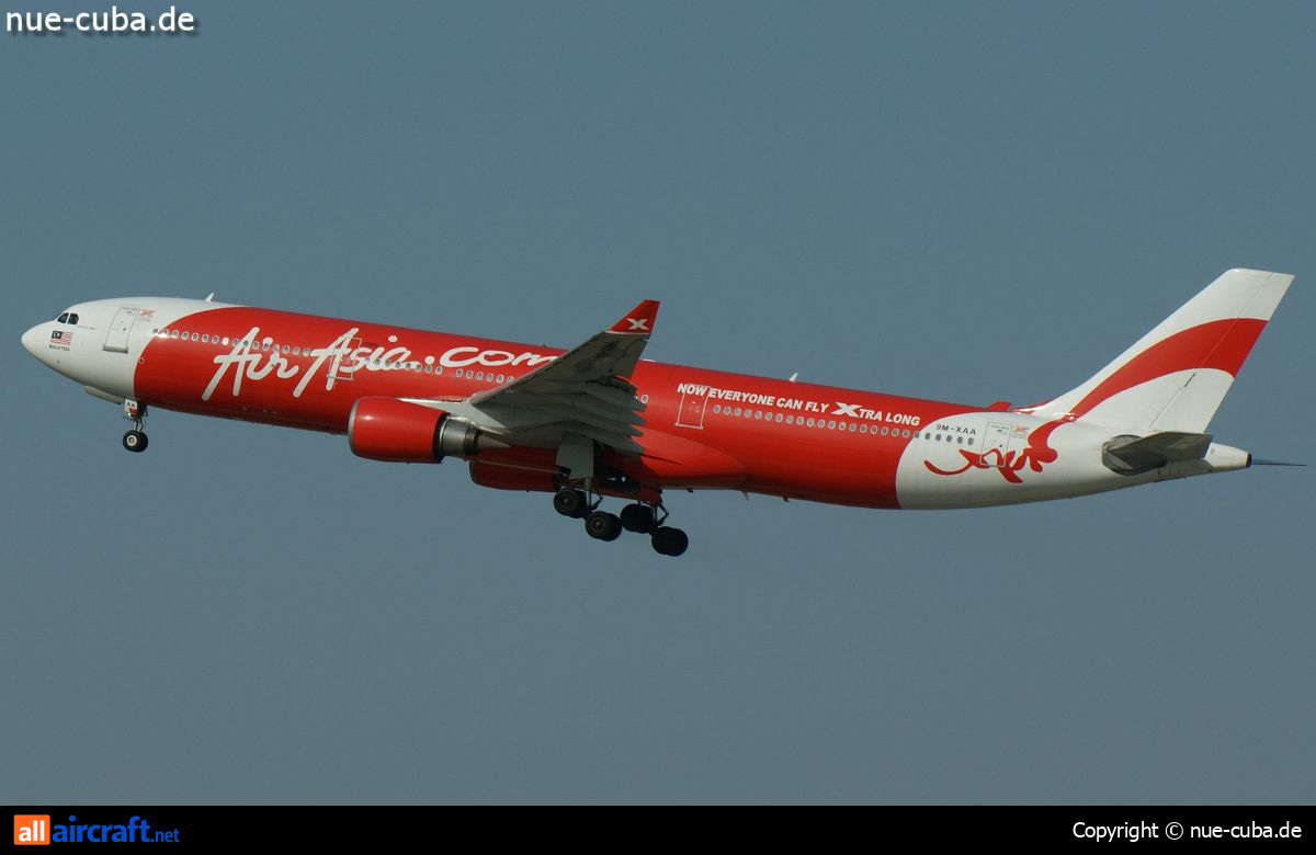 9M-XAA · Airbus A330-301 · (TSN / ZBTJ)