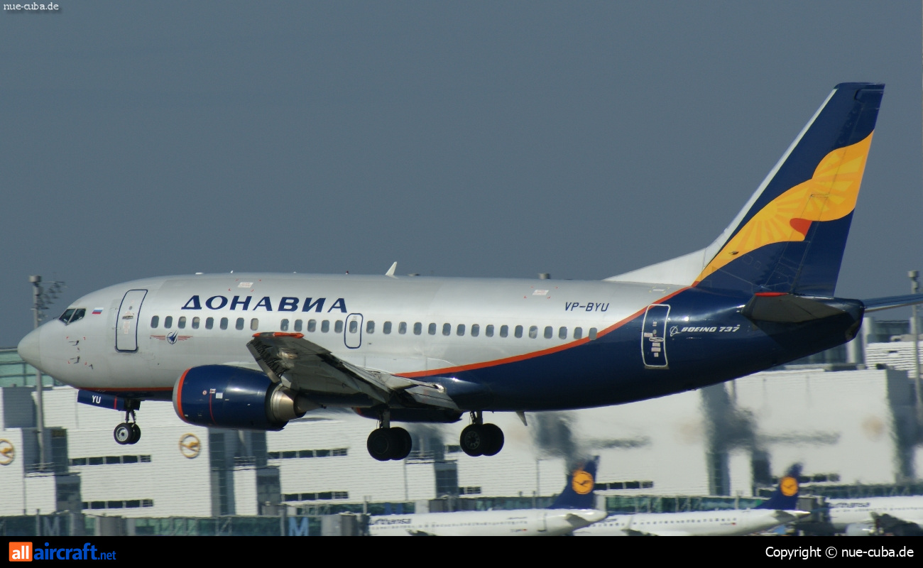 VP-BYU · Boeing 737-5Q8 · (MUC / EDDM)