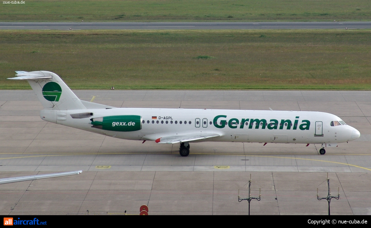 D-AGPL · Fokker F100 · (MUC / EDDM)