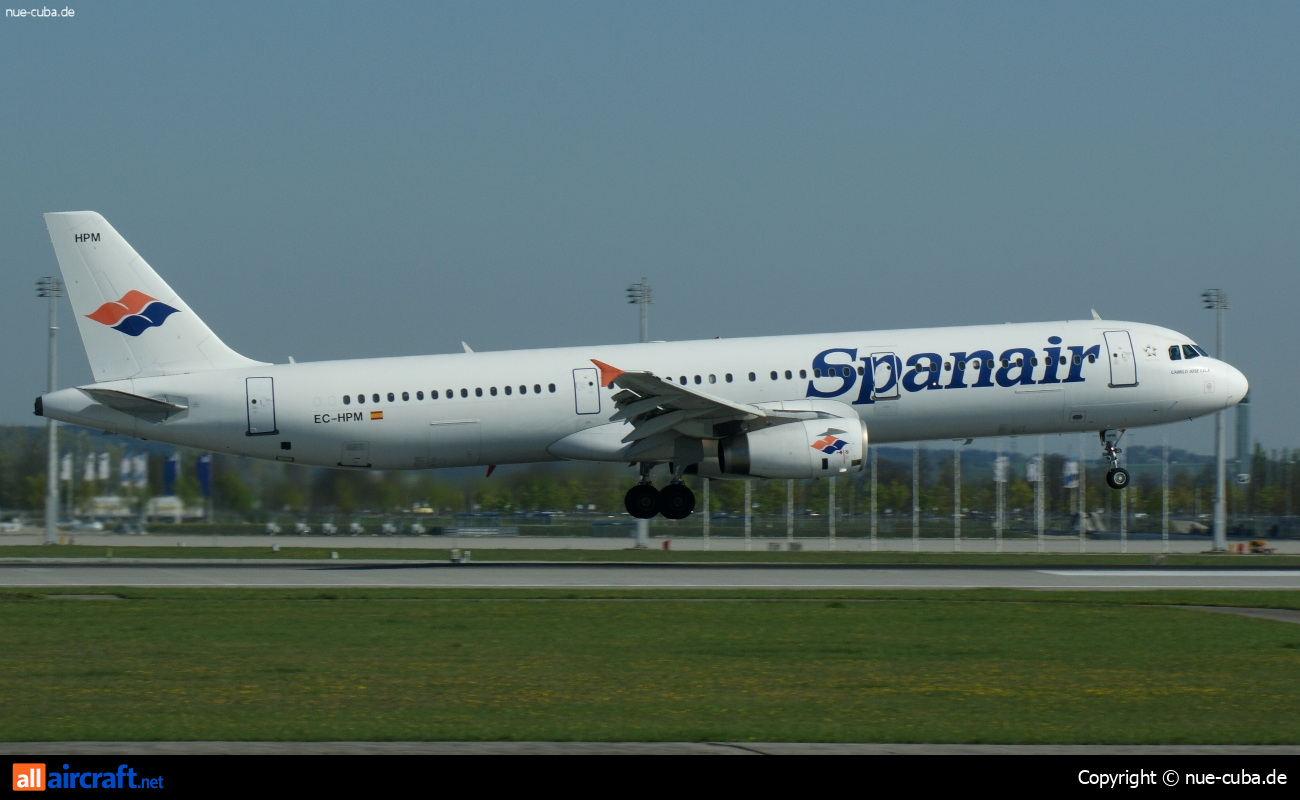 EC-HPM · Airbus A321-231 · (MUC / EDDM)