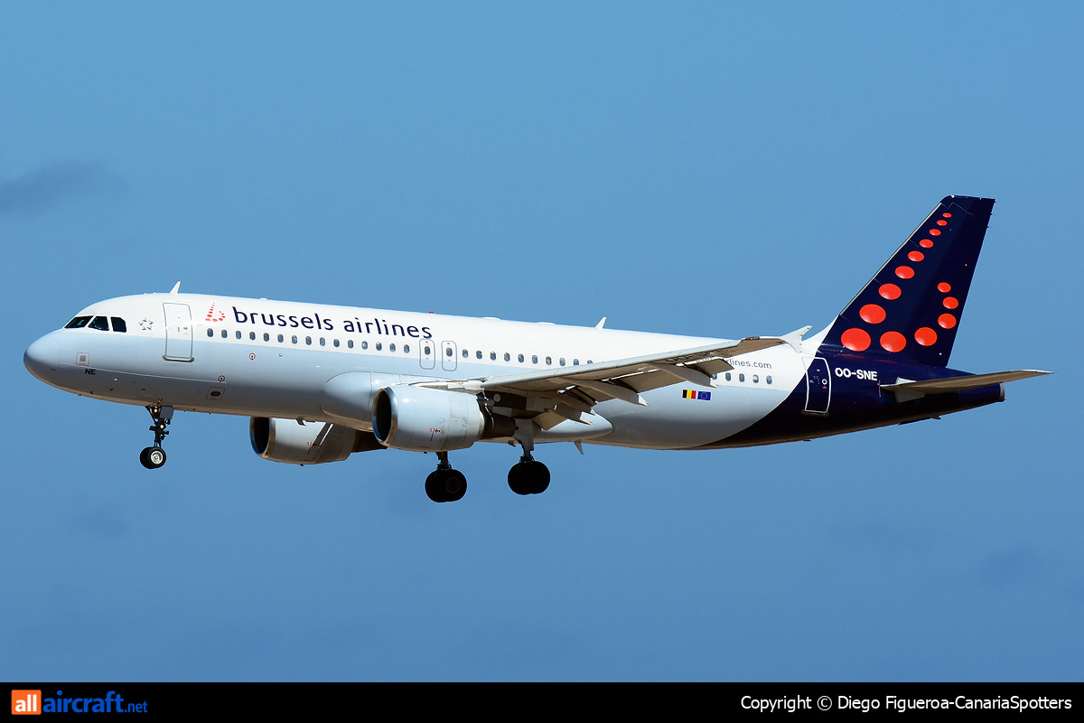 OO-SNE · Airbus A320-214 · (LPA / GCLP)