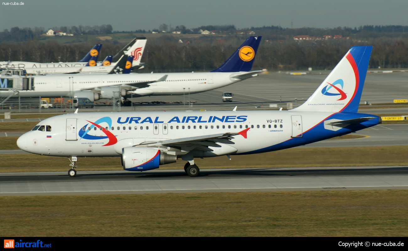 VQ-BTZ · Airbus A319-112 · (MUC / EDDM)