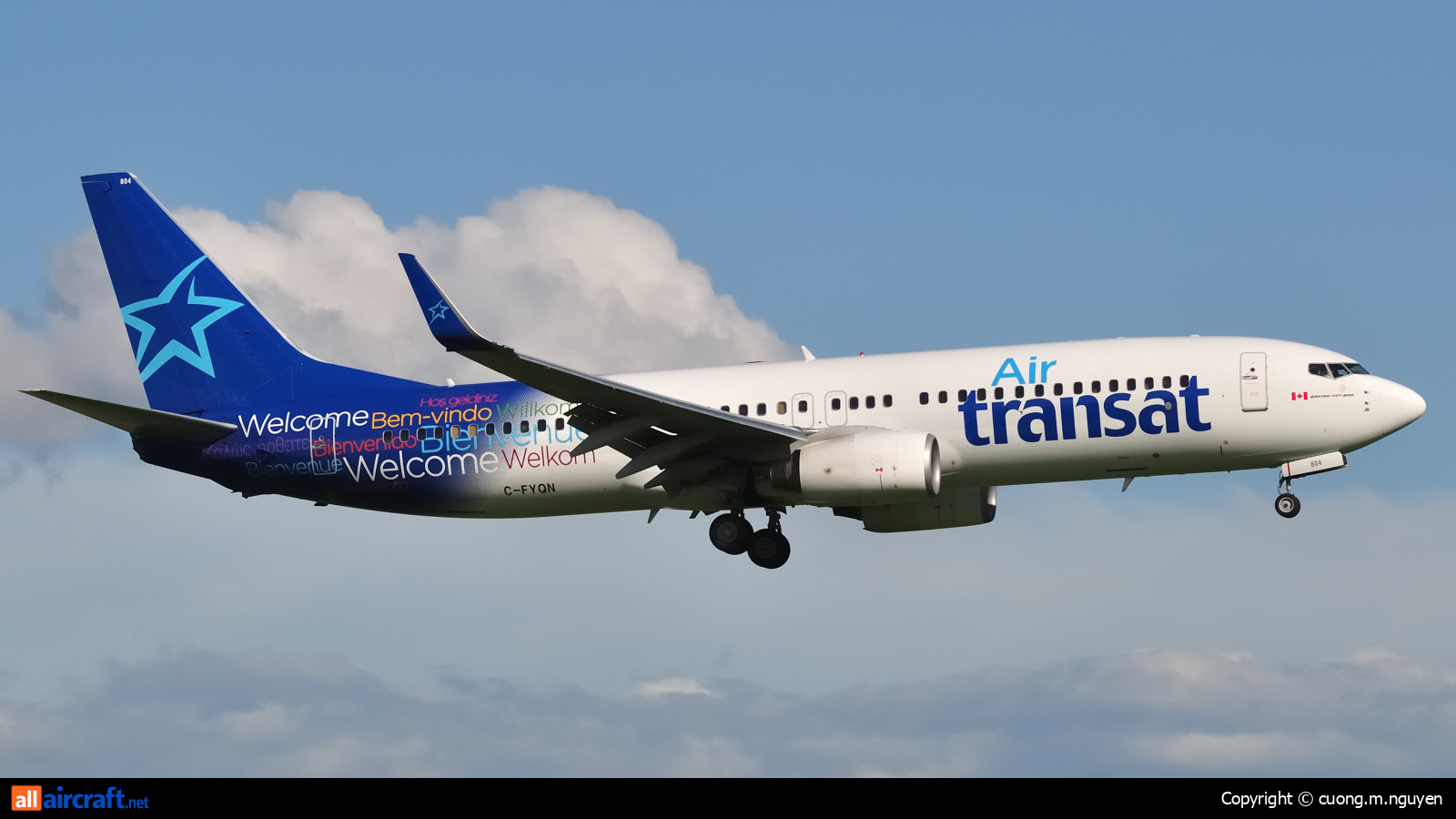 C-FYQN · Boeing 737-8AS(WL) · (YUL / CYUL)