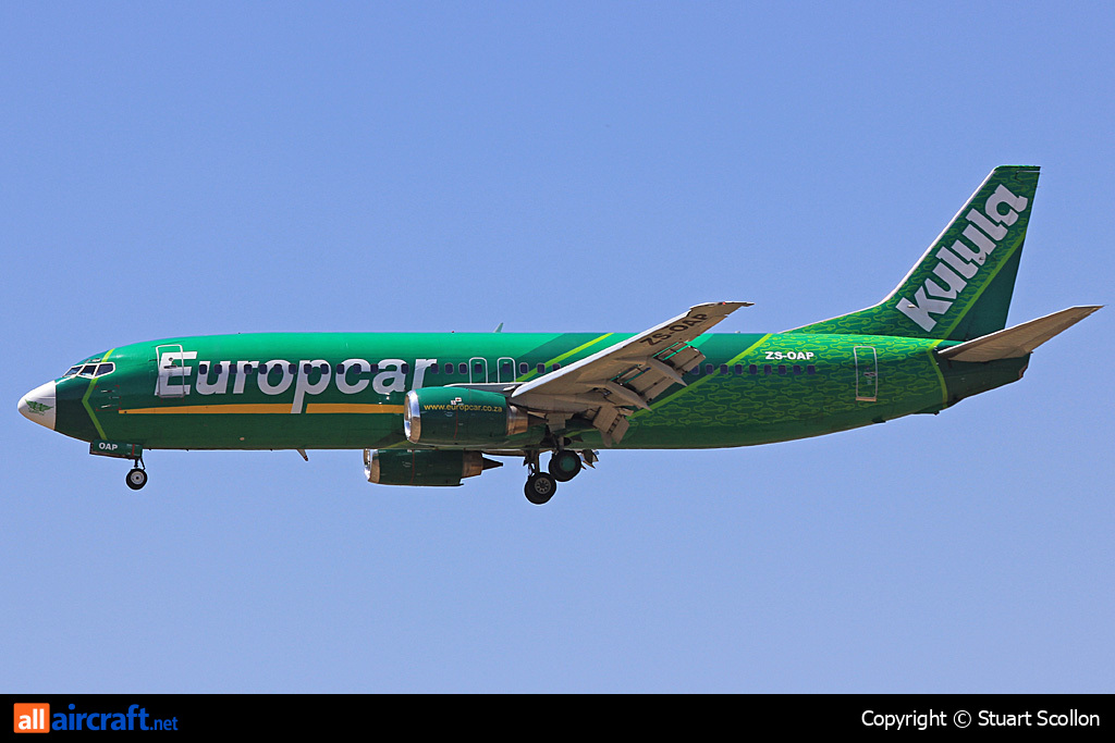 ZS-OAP · Boeing 737-4S3 · (JNB / FAOR)