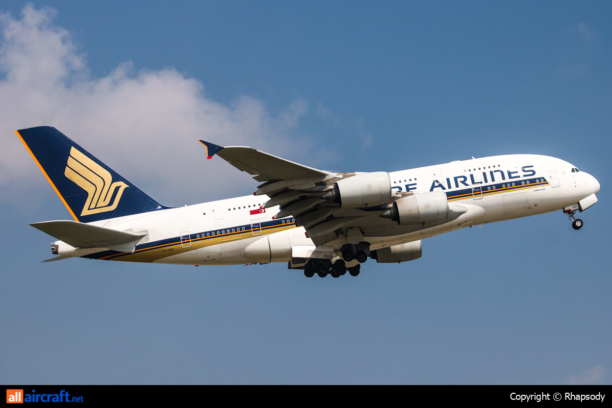 9V-SKD · Airbus A380-841 · (SIN / WSSS)