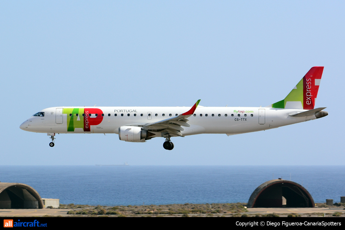 CS-TTX · Embraer 190-200IGW · (LPA / GCLP)
