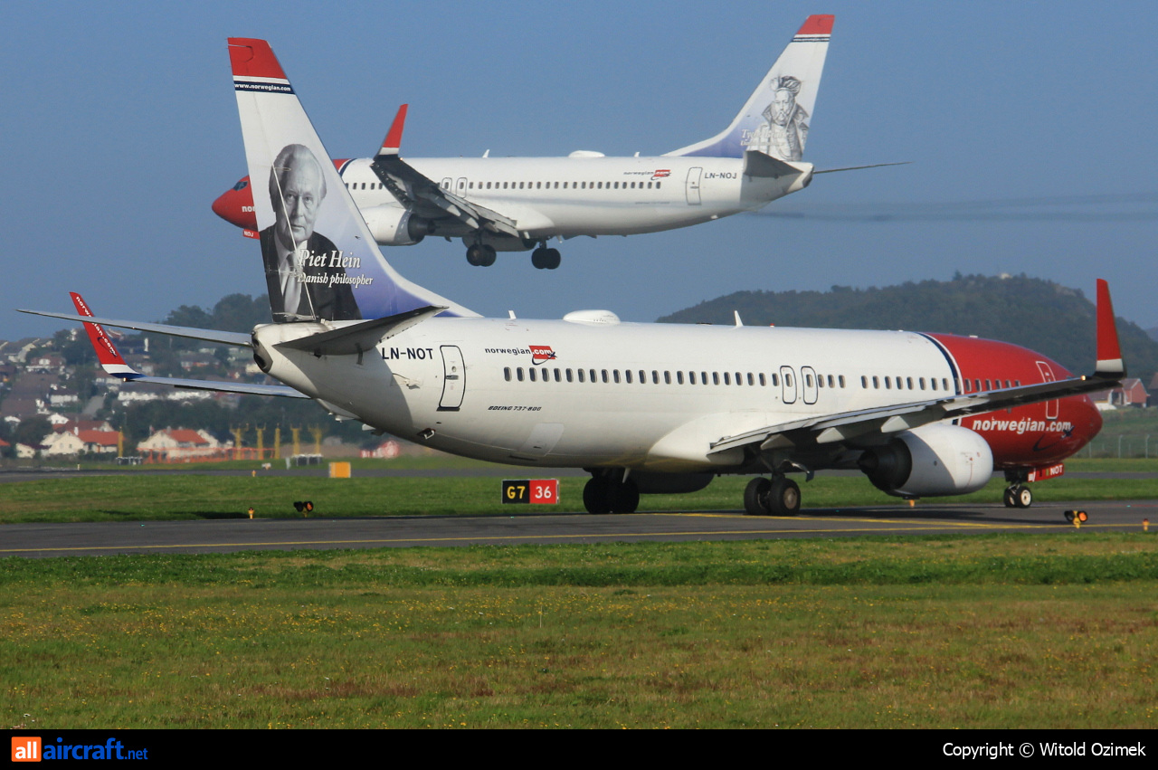 LN-NOT · Boeing 737-8JP(WL) · (SVG / ENZV)