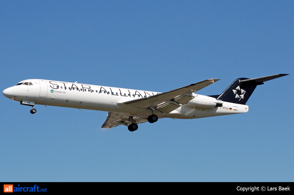D-AFKA · Fokker 100 · (LHR / EGLL)