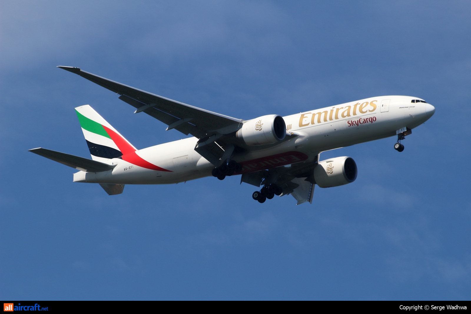 A6-EFI · Boeing 777-F1H · (SYD / YSSY)