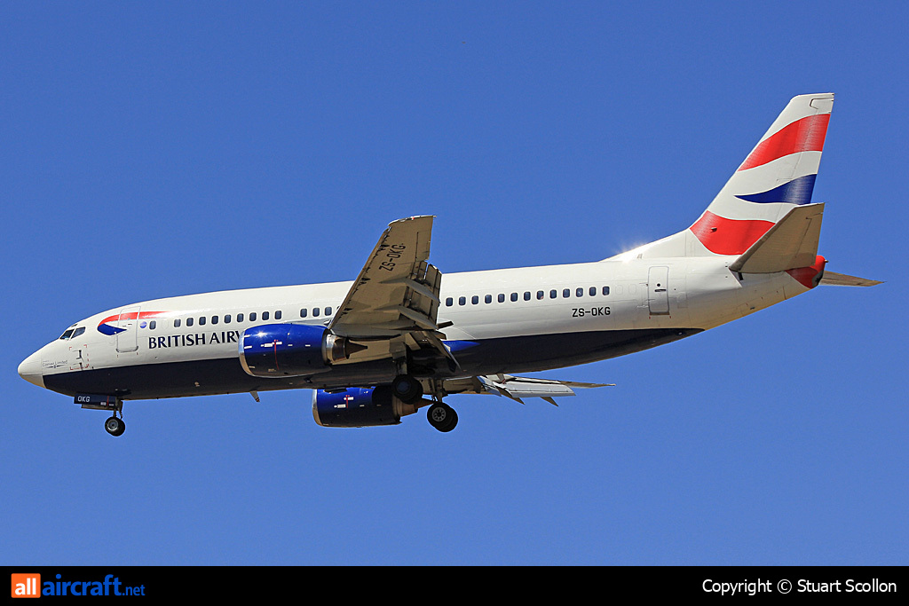 ZS-OKG · Boeing 737-376 · (JNB / FAOR)