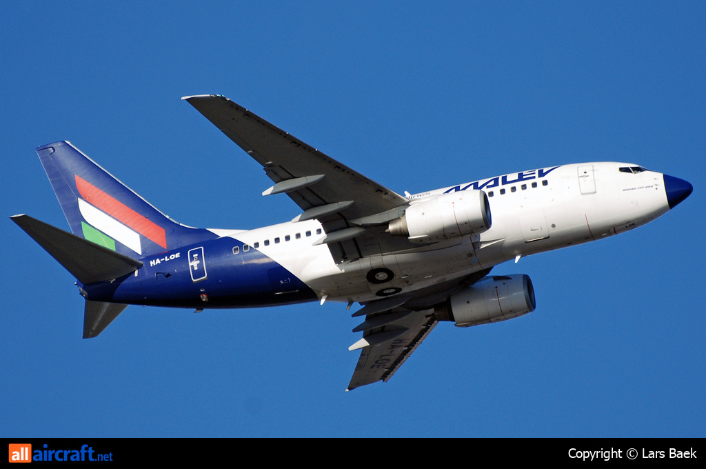 HA-LOE · Boeing 737-6Q8 · (CPH / EKCH)