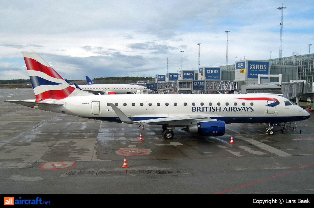 G-LCYF · Embraer 170-100STD · (ARN / ESSA)