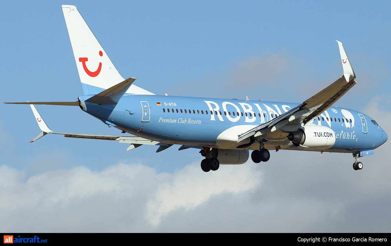 D-ATUI · Boeing 737-8K5(WL) · (LPA / GCLP)