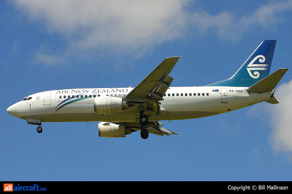ZK-NGK · Boeing 737-3K2 · (CHC / NZCH)