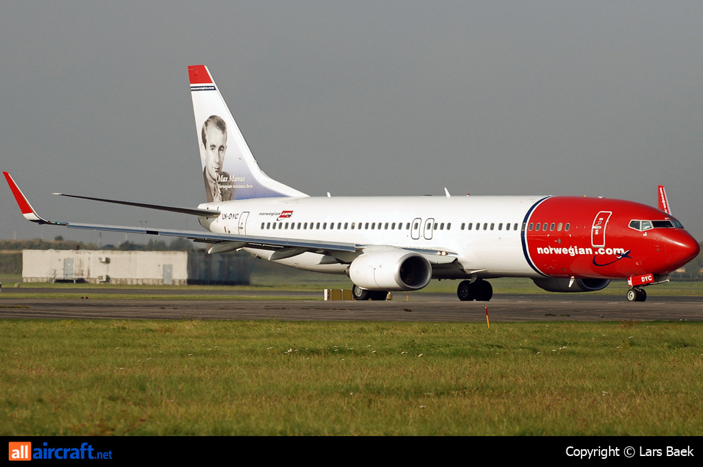 LN-DYC · Boeing 737-8JP(WL) · (CPH / EKCH)