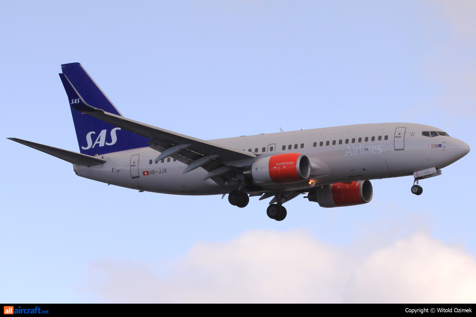 HB-JJA · Boeing 737-7AK BBJ · (SVG / ENZV)