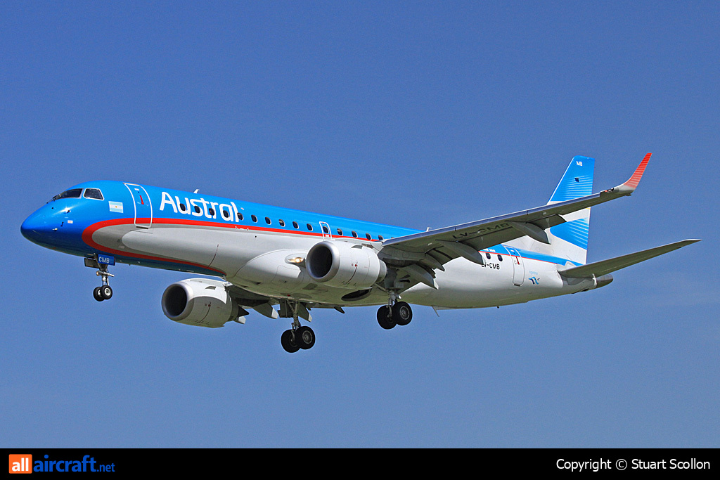 LV-CMB · Embraer 190-100IGW · (AEP / SABE)