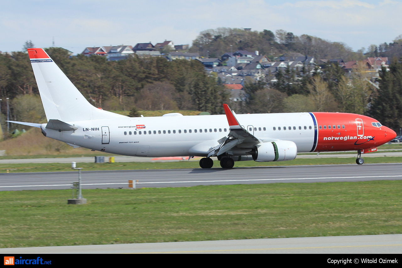 LN-NIH · Boeing 737-8JP(WL) · (SVG / ENZV)
