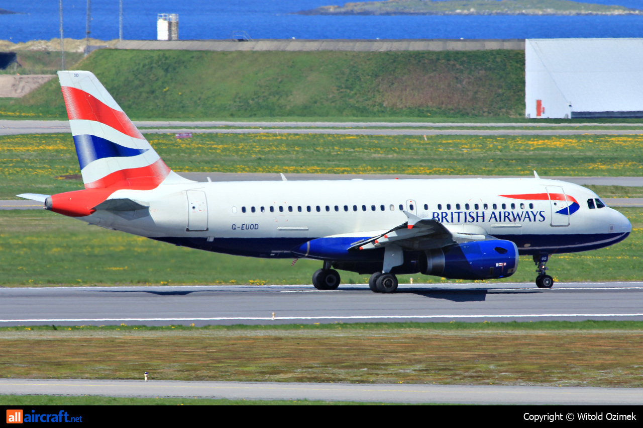 G-EUOD · Airbus A319-131 · (SVG / ENZV)
