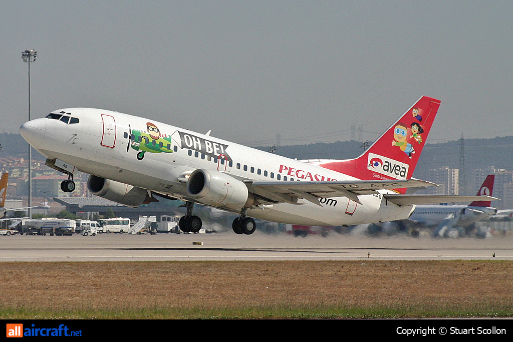 TC-AAG · Boeing 737-5L9 · (SAW / LTFJ)
