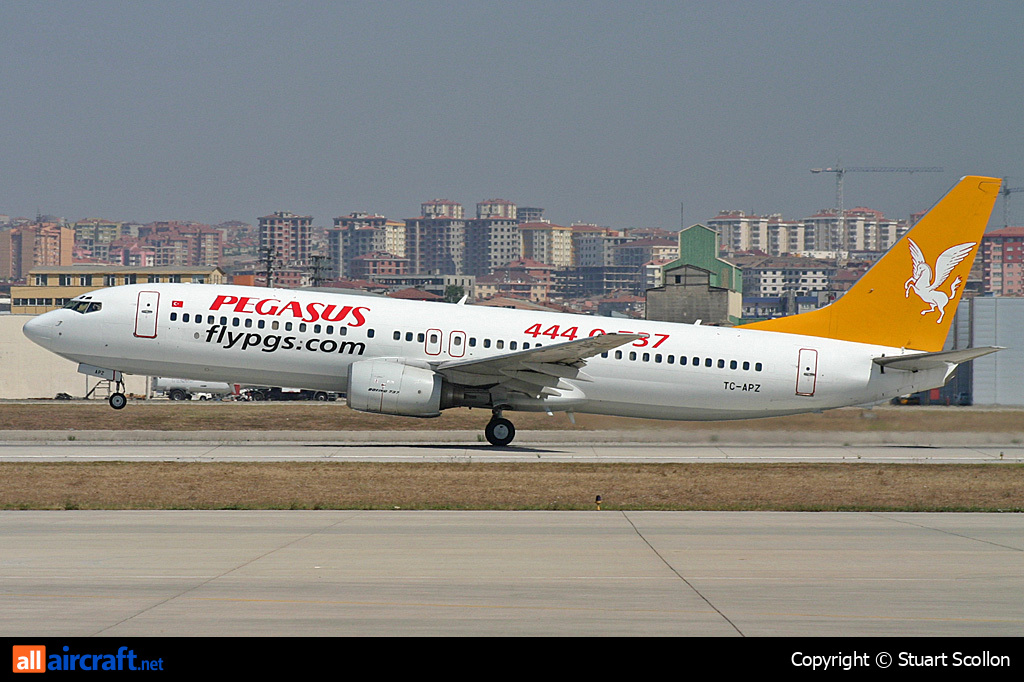 TC-APZ · Boeing 737-809 · (SAW / LTFJ)