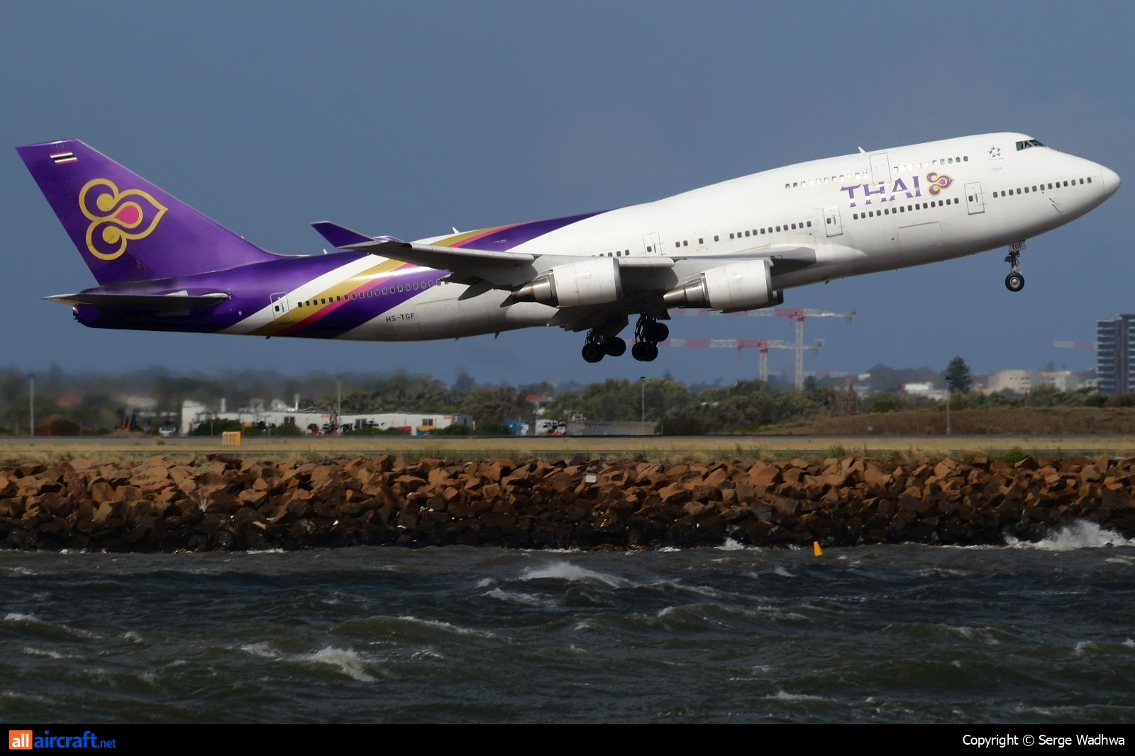 HS-TGF · Boeing 747-4D7 · (SYD / YSSY)