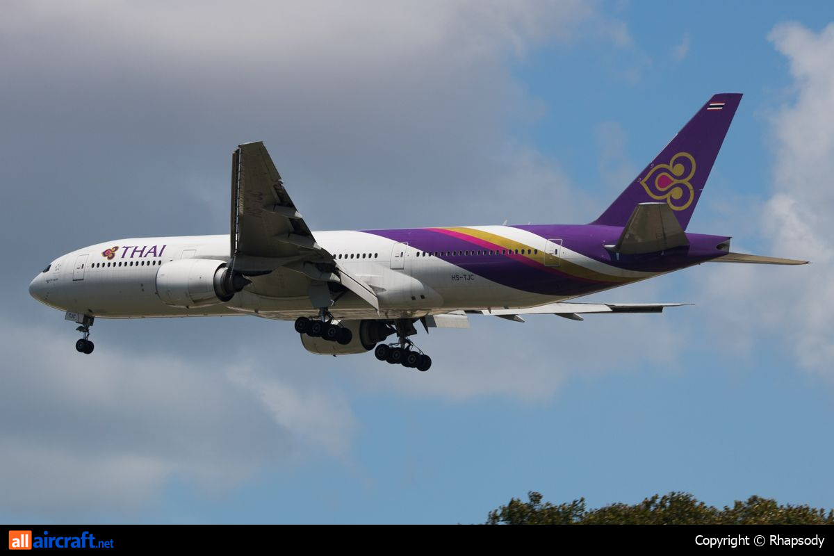 HS-TJC · Boeing 777-2D7 · (SIN / WSSS)
