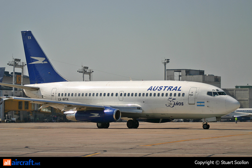 LV-WTX · Boeing 737-281/Adv · (AEP / SABE)