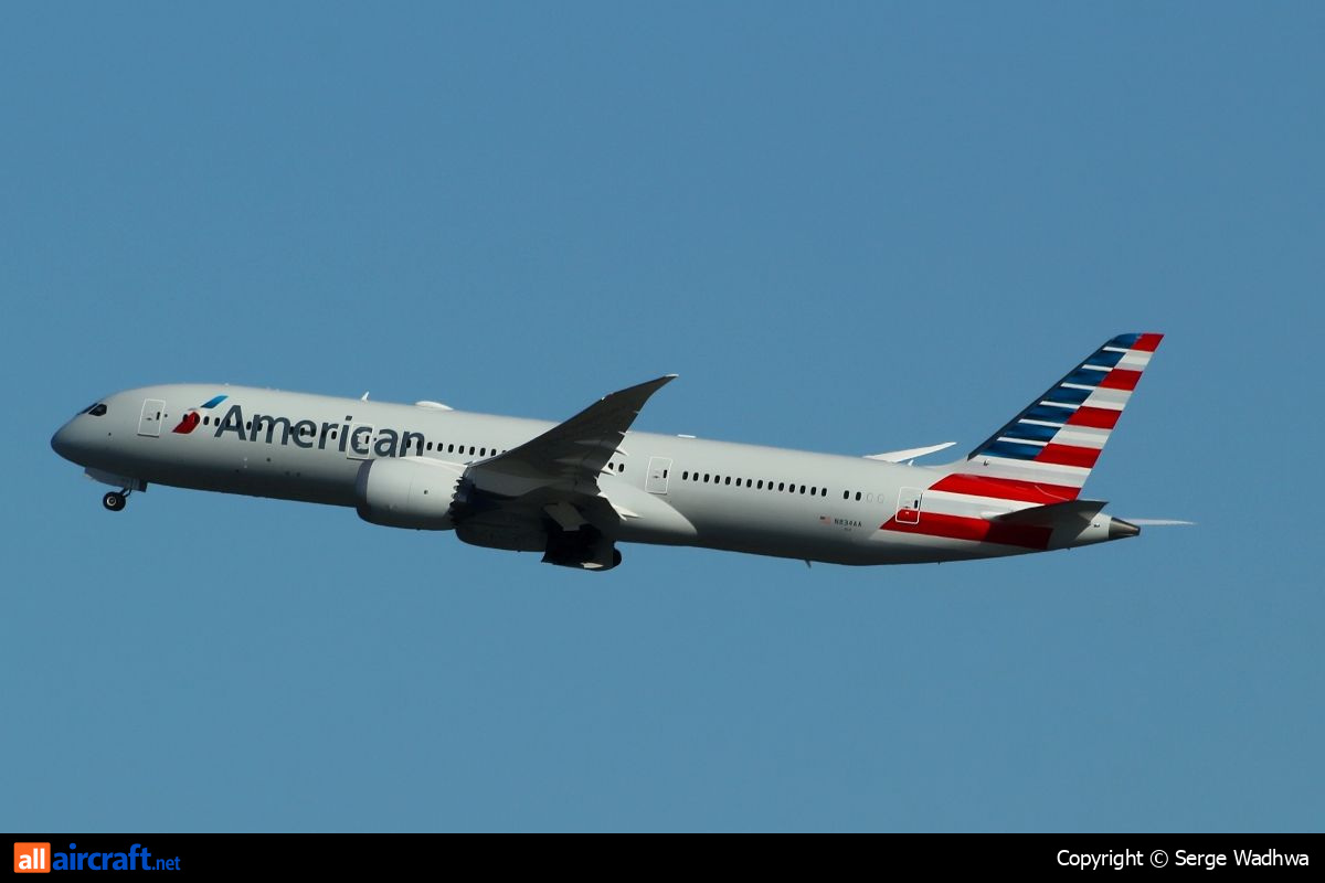 N834AA · Boeing 787-9 Dreamliner · (SYD / YSSY)