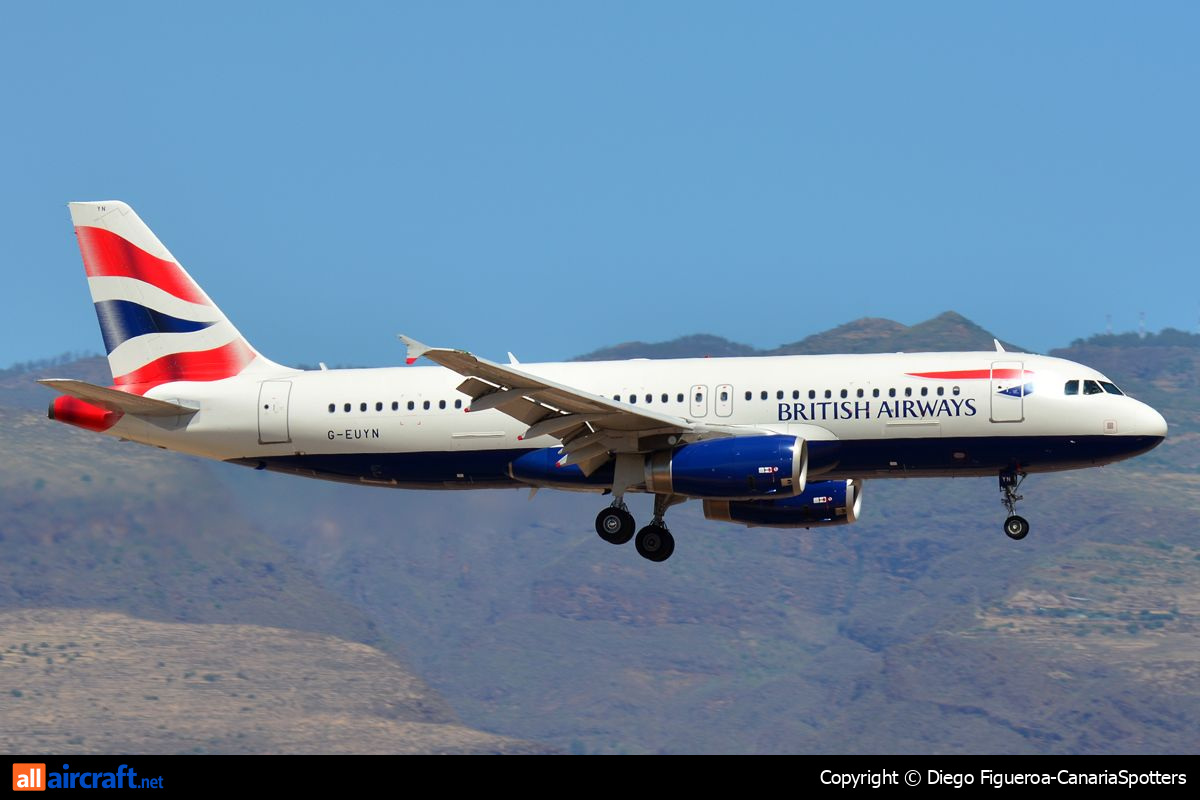 G-EUYN · Airbus A320-232 · (LPA / GCLP)