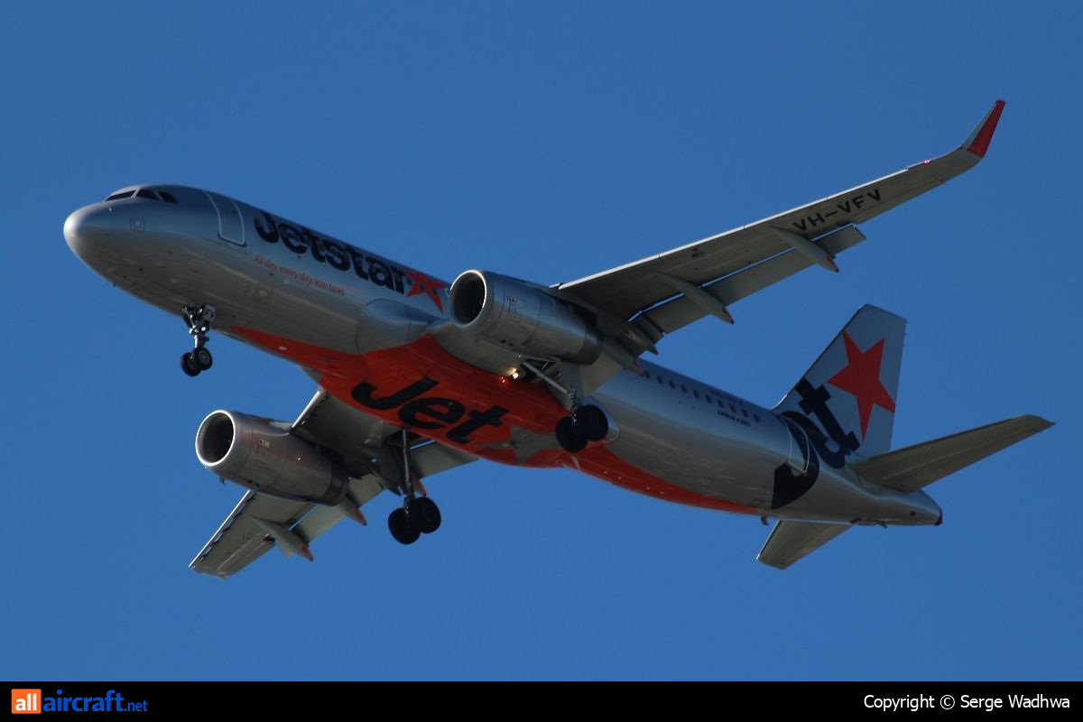 VH-VFV · Airbus A320-232(WL) · (SYD / YSSY)